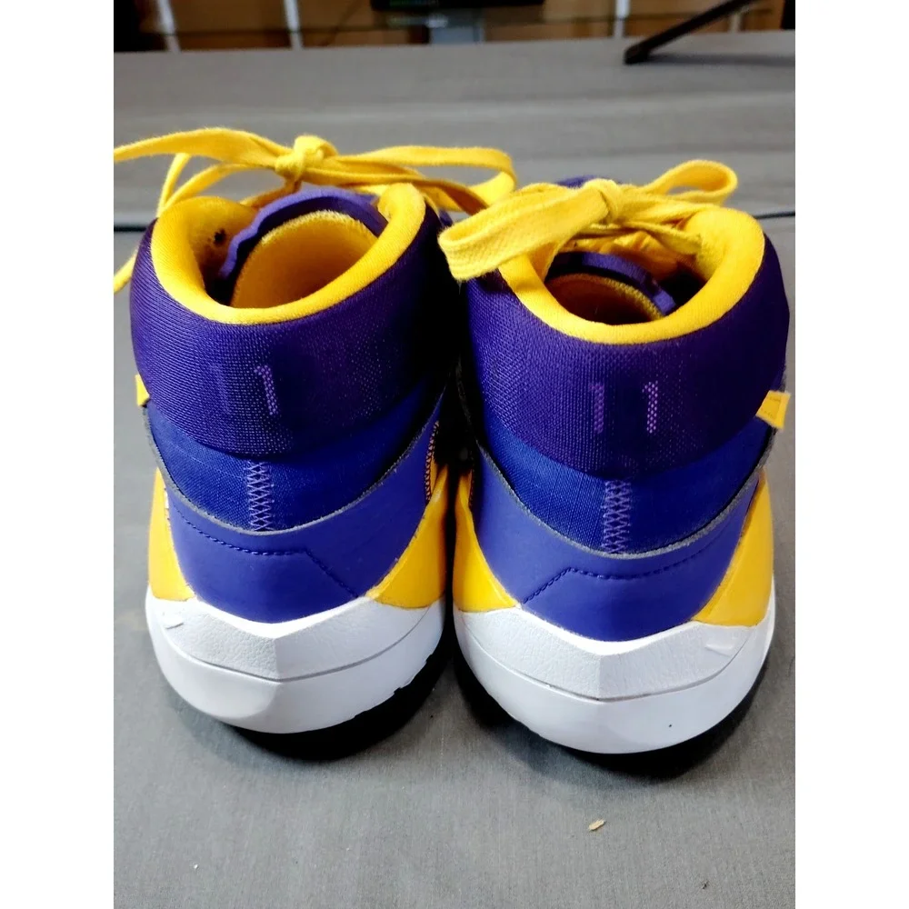 Nike KD13 PURPLE YELLOW Basketball Shoes Men 11.5 Kevin Durant Collector Sneaker